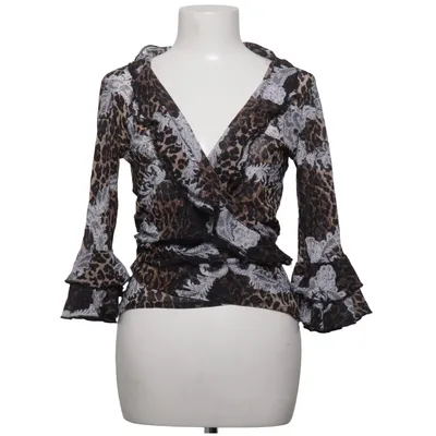 Bluse (Brun, Sort, Hvid) fra Comma Polyamid
