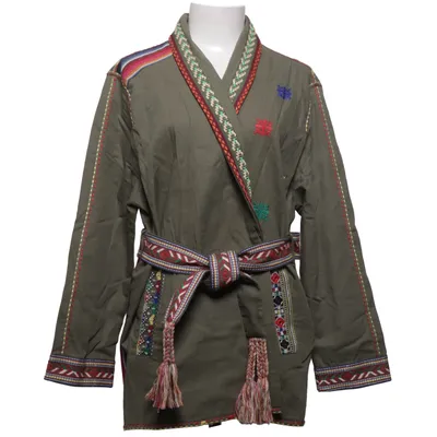Jakke (Grøn, Flerfarvet) fra Zara Woman Polyester
