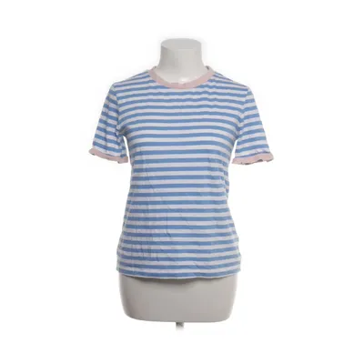 T-shirt (Blauw, Wit) van Edited Katoen
