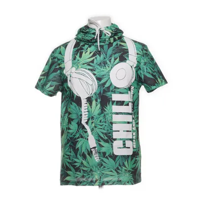 Kortärmad huvtröja (Grön, Svart, Vit, Flerfärgad) från Much More Polyester
