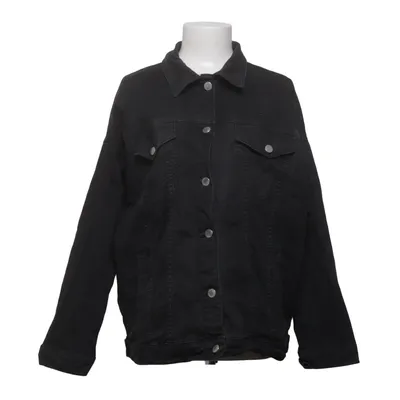 Denim jacket (Black) from Hoss x NA-KD Cotton, Elastane
