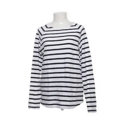 T-shirt à manches longues (Blanc, Noir) de Darling Harbour Coton