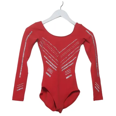 Gymnastikdragt (Rød) fra Capezio Elastan, Polyamid, Polyester