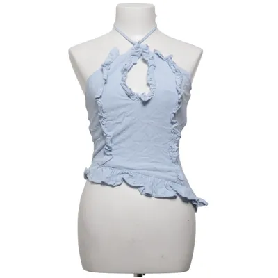 Haut dos-nu (Bleu) de Peppermayo Coton, Lin, Viscose