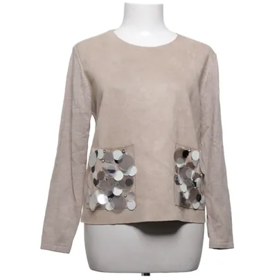 Trui (Beige, Zilver) van Beauty Women Acryl, Polyamide, Polyester, Wol