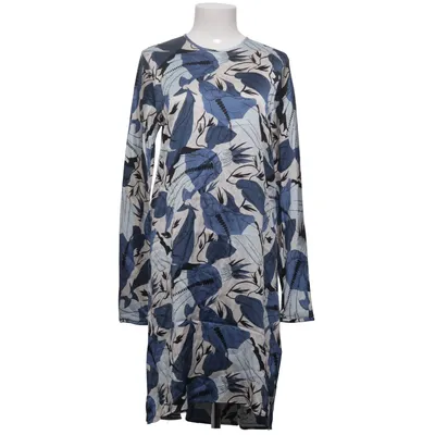 Jurk (Blauw, Wit, Zwart) van Bruuns Bazaar Elastaan, Zijde
