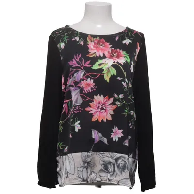 Top (Zwart, Meerkleurig) van Le Comte Elastaan, Polyester, Viscose