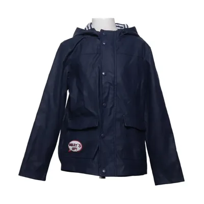 Rain jacket (Blue) from Pocopiano Cotton, Polyester, Polyurethane