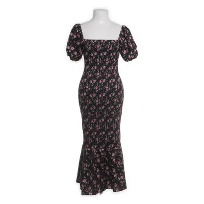 Maxikjole (Sort, Pink, Flerfarvet) fra Shein Elastan, Polyester