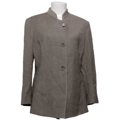 Kavaj (Brun) från Ritva Falla Bomull, Viskos, Ull