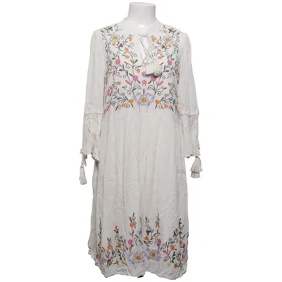 Kjole (Beige, Flerfarvet) fra YAS Polyester, Viscose