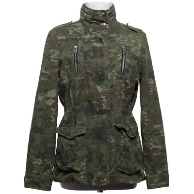 Parka (Grøn, Flerfarvet) fra Denim Co Bomuld, Polyester
