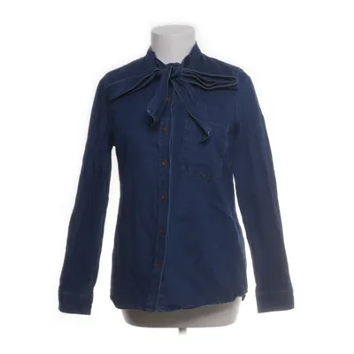 Strikblouse (Blauw) van Zara Trafaluc Collection Katoen
