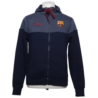 Hættetrøje (Blå, Grå) fra FC Barcelona Bomuld, Polyester