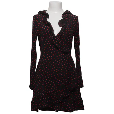 Robe portefeuille (Noir, Rouge) de Réalisation Soie