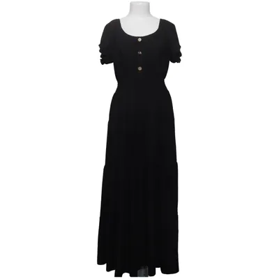 Maxi jurk (Zwart) van Made in italy Elastaan, Polyester