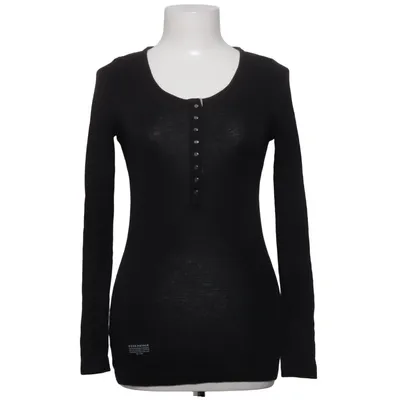Henley shirt (Zwart) van Mons Royale Merinowol