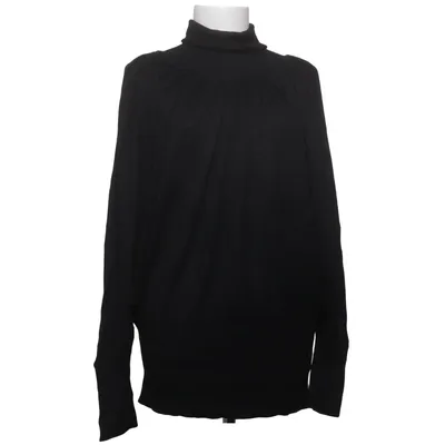 Pul à col roulé (Noir) de 2 Elles Collection Élasthane, Viscose