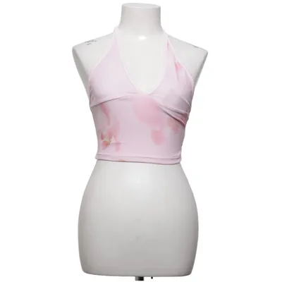 Halternecktopp (Rosa) från Shein Elastan, Polyester