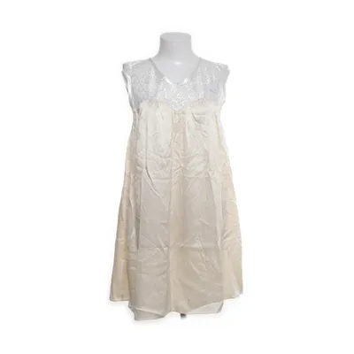 Jurk (Beige, Wit) van Ida Sjöstedt Nylon, Zijde