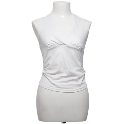 Halterneck top (Hvid) fra Romwe Polyester
