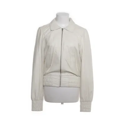 Leren jack (Wit) van M by Madonna for H&M Polyester, Leer, Viscose