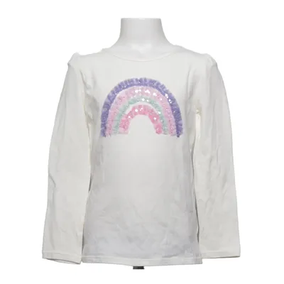 Long sleeve T-shirt (White) from H&M Cotton, Elastane