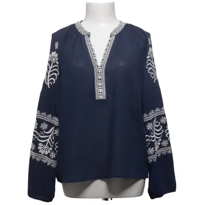 Blouse (Bleu, Blanc) de Indiska Polyester