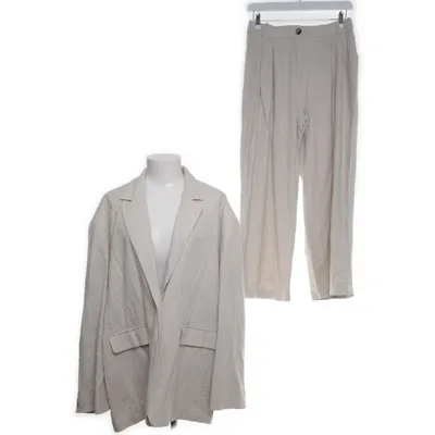 Kostym (Beige) från Aware by Vero Moda Viskos, Linne, Polyester