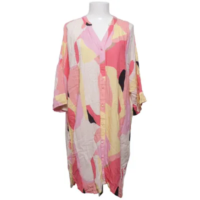 Skjortklänning (Rosa, Gul, Röd, Flerfärgad) från Fransa Viskos