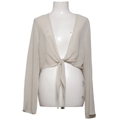 Wrap blouse (Beige) from B.Young Polyester