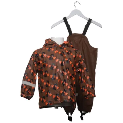 Vêtement imperméable (Marron, Orange) de Aarikka Polyester, Polyuréthane