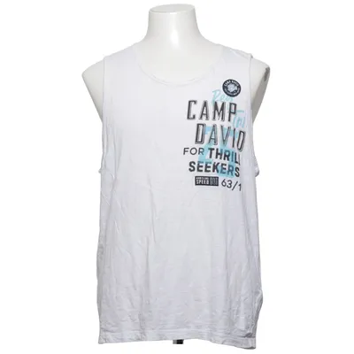 T-shirt (Blanc, Multicolore) de Camp David Coton