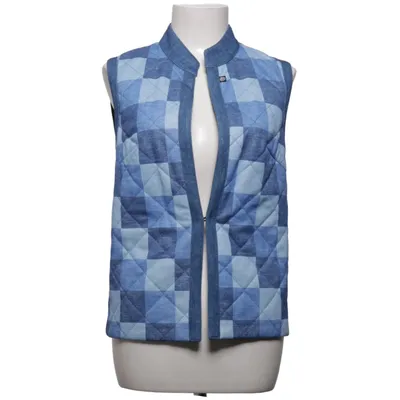 Outer vest (Blue) from Finn Karelia Cotton, Polyester
