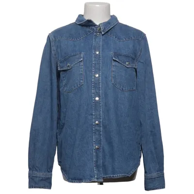Denim blouse (Blauw) van Tomorrow Organisch katoen