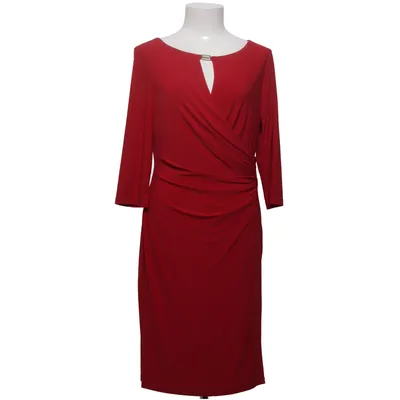 Kjole (Rød) fra Lauren Ralph Lauren Elastan, Polyester