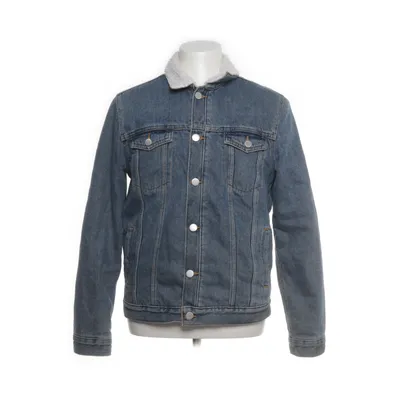 Gevoerde spijkerjas (Blauw) van Cubus Katoen, Polyester