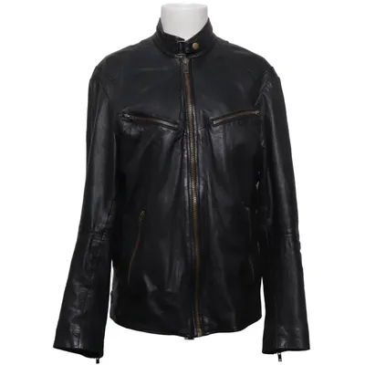 Leather jacket (Black) from La Dolce Vita Leather, Polyester