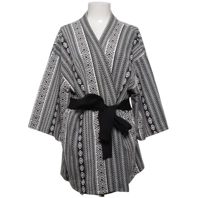 Cardigan (Sort, Hvid) fra Amy's Stories Bomuld, Elastan, Polyester