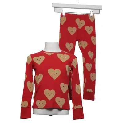 Pajamas (Red, Beige) from Lindex Cotton