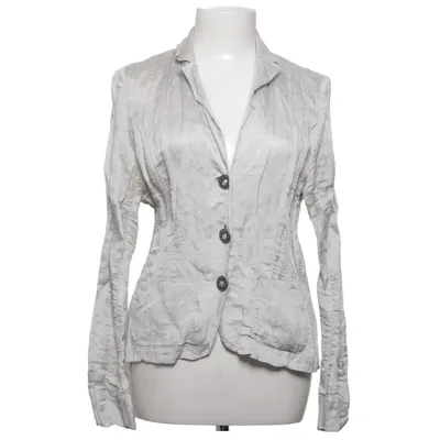 Blazer (Beige) de Nadine H Lin, Fibre métallique, Polyamide, Polyester