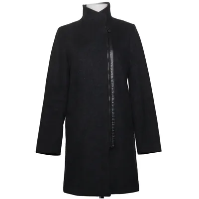 Coat (Gray) from Marie Lund Cashmere, Polyester, Wool