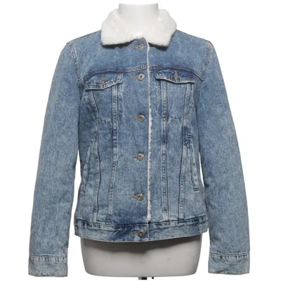 Lined denim jacket (Blue) from FB Sister Denim Cotton, Polyester