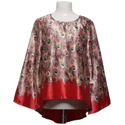 Blouse (Rouge, Multicolore) de By Carima Polyester
