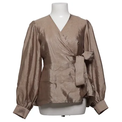 Wrap blouse (Beige) from Visual Clothing Project Polyester