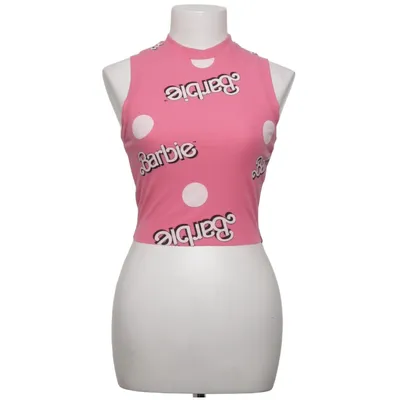 Crop Top (Pink, Weiß) von Wildfox Elasthan, Polyester, Viskose