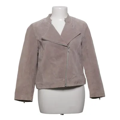 Bikerjacke (Beige) von Frk. Polyester, Wildleder