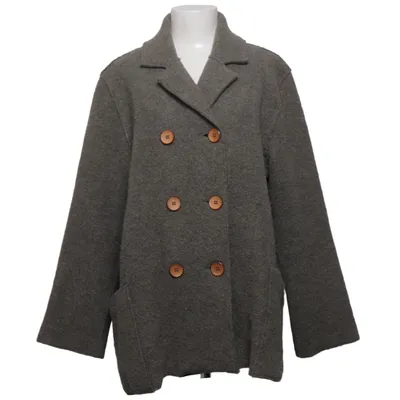 Cabanjacke (Grün) von K & US Merinowolle