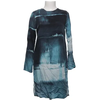 Jurk (Blauw, Zwart, Wit) van WERA Stockholm Tencel