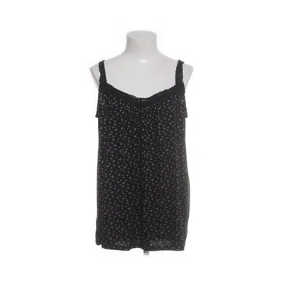 Pyjamastop (Sort) fra Gina Bomuld, Polyester, Viscose